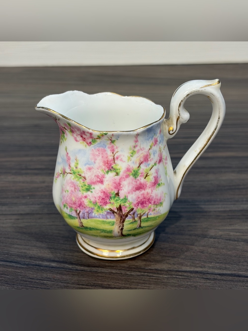 Vintage Royal Albert Blossom Time Creamer